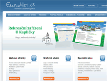 Tablet Screenshot of euronet.cz